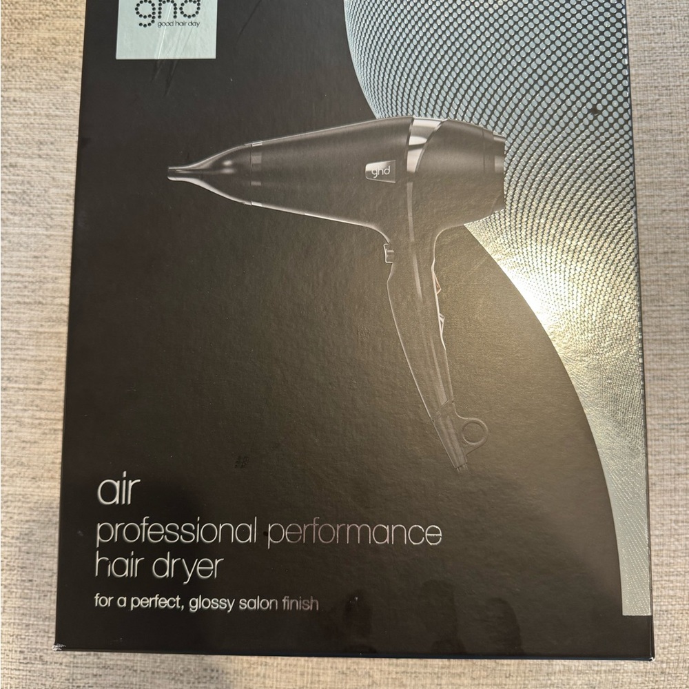 GHD Black Professional Hair Dryer BNIB